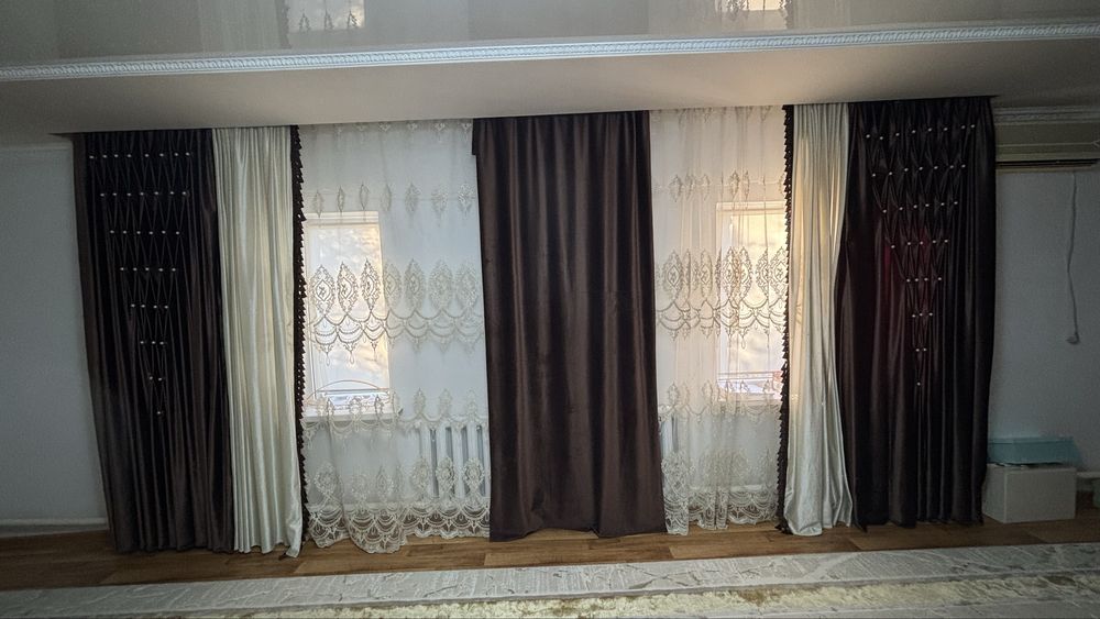 Штор тюльмен бірге сатамын