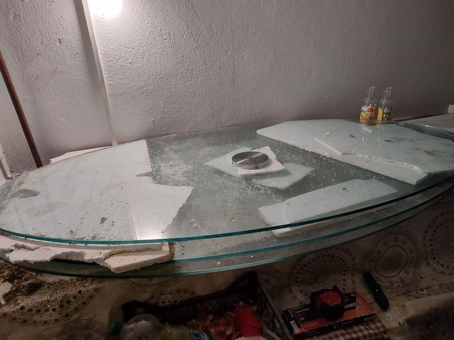 Blat masă din sticlă