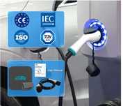 Cablu de incarcare EV de tip 2 la type2 , 5 m certificat CE RCM