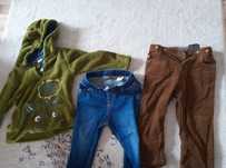 blugi baiat baietel pantaloni raiati h&m 12 18 luni 1 2 ani 
hanorac p