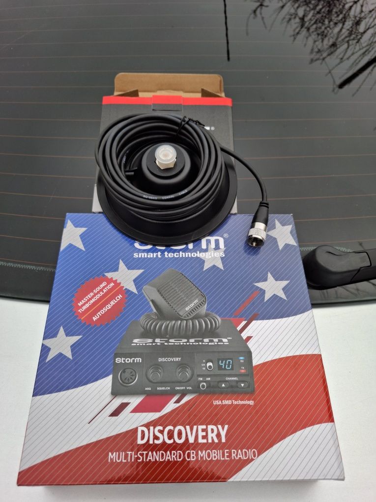 Stație Radio CB Storm discovery 4w-25w +Antena 

Stație Radio cb Storm