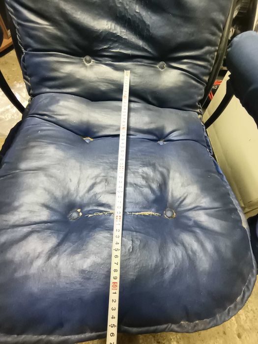 тръбен метален стол-кресло