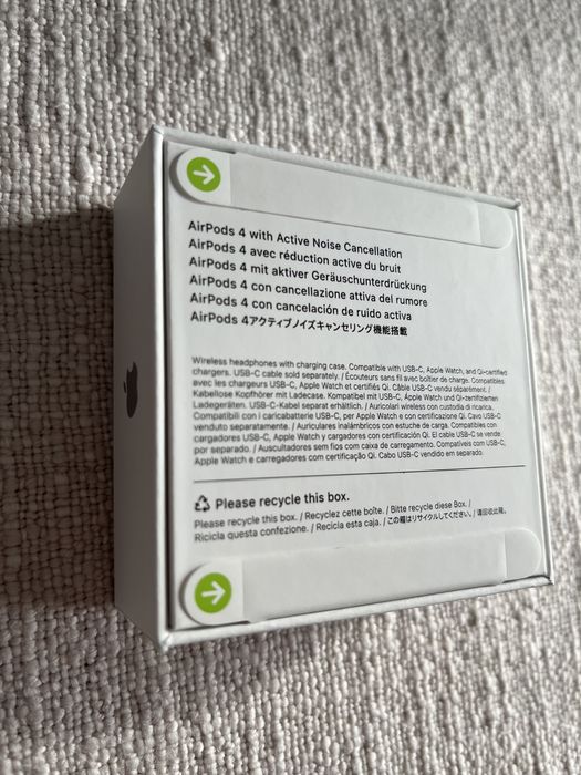 Casti Apple Airpods 4 Noise Cancelling (sigilate)