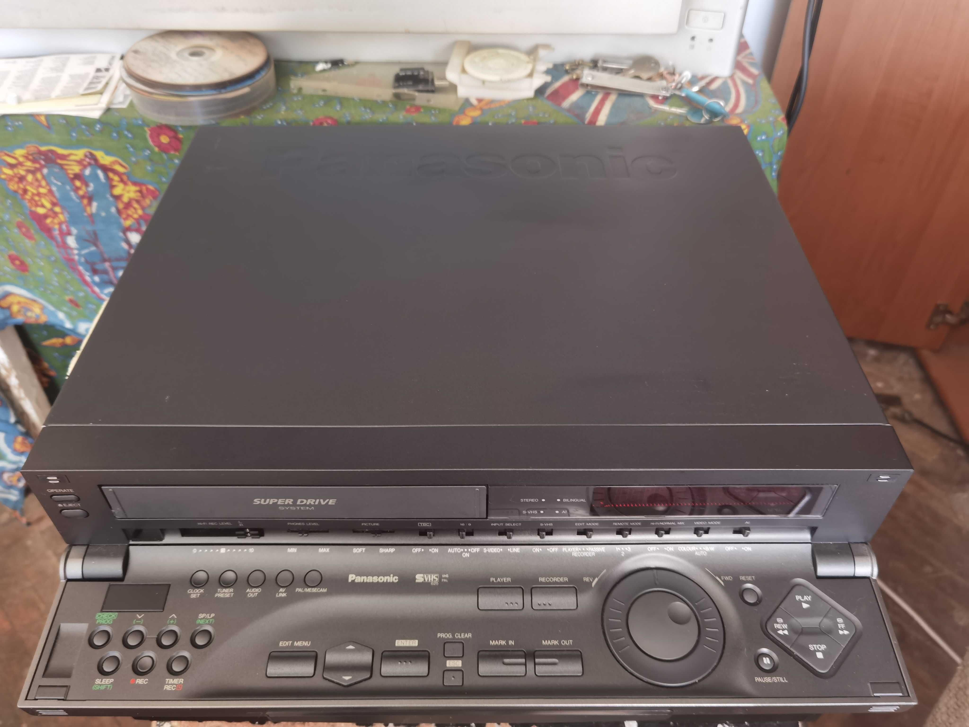 videorecorder panasonic nv-hs 1000, s-vhs cu tbc