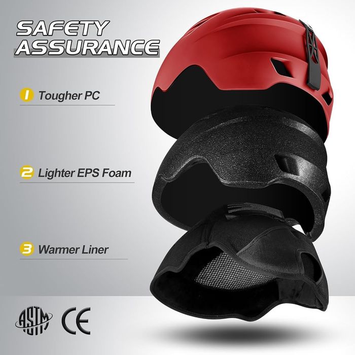 Casca și ochelari schi ski Odoland. (NOUĂ)