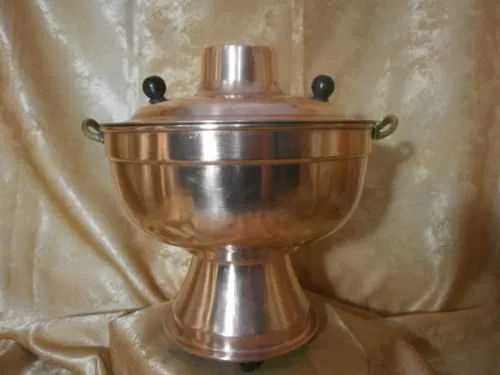 Raritate! Samovar cupru, Mongol, manere bronz, raritate