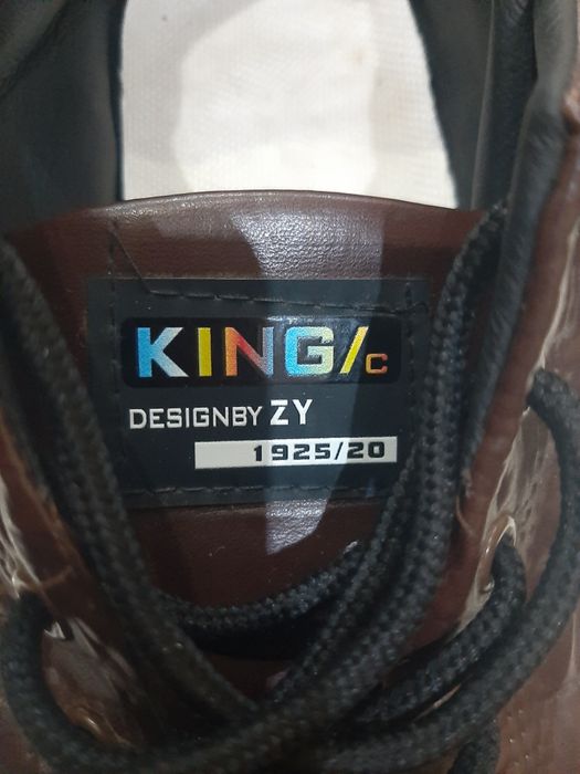 Мъжки кожени обувки-обувани веднъж