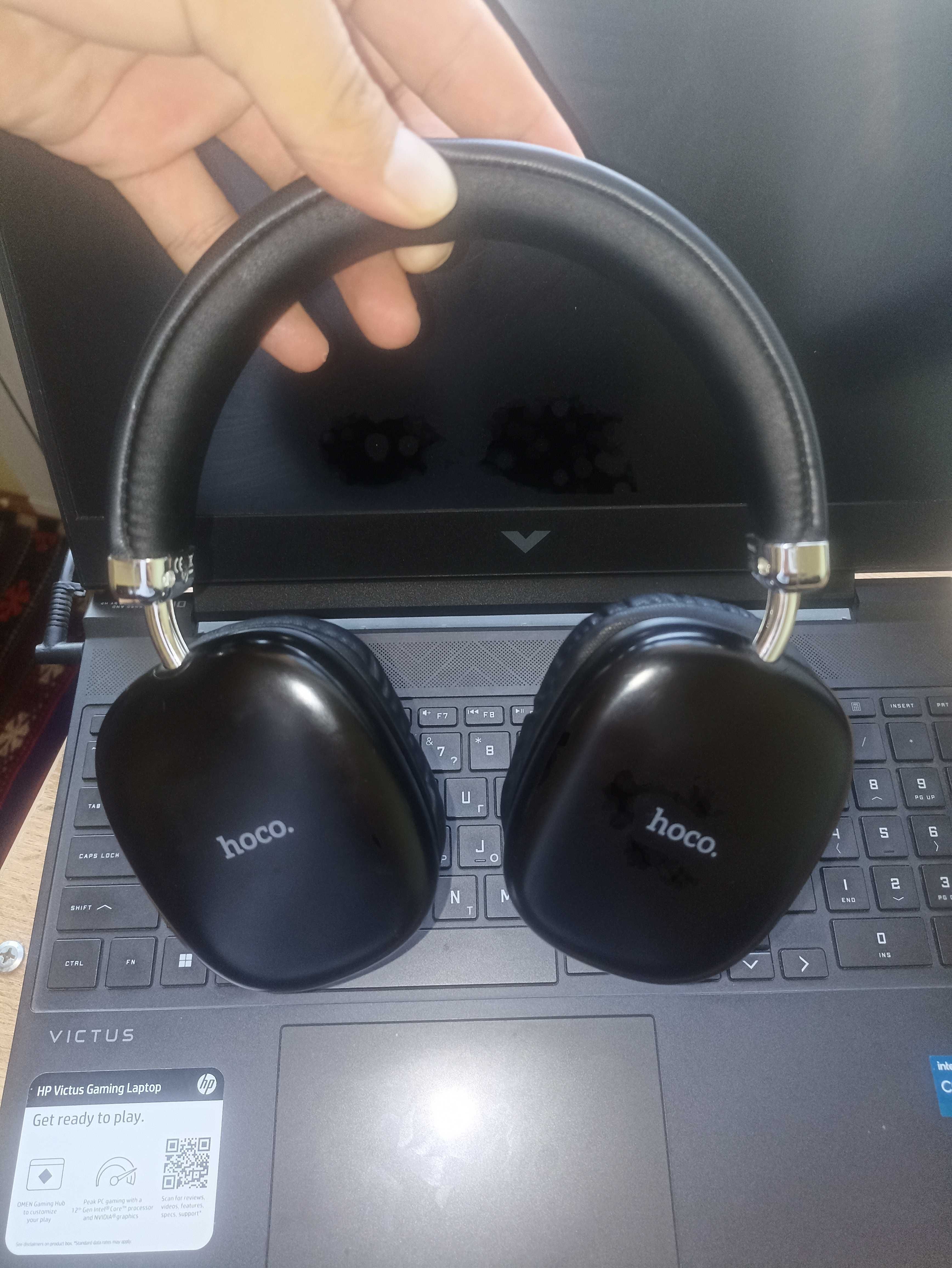 Наушники Hoco W35, Bluetooth, поддержка TF, AUX, карта памяти
