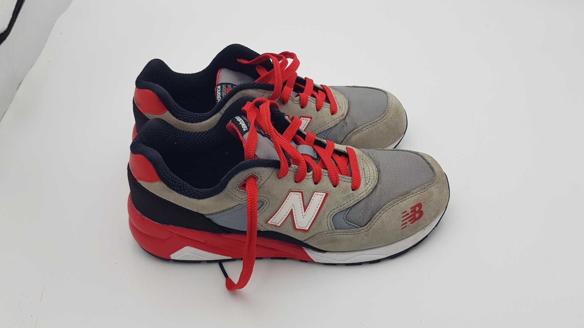 New Balance , model 580,  Elite Edition gri cu roșu