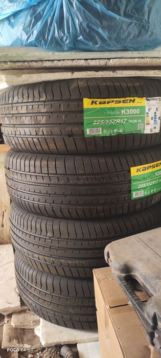 Продам комплект новых летних шин kapsen  225/55/17