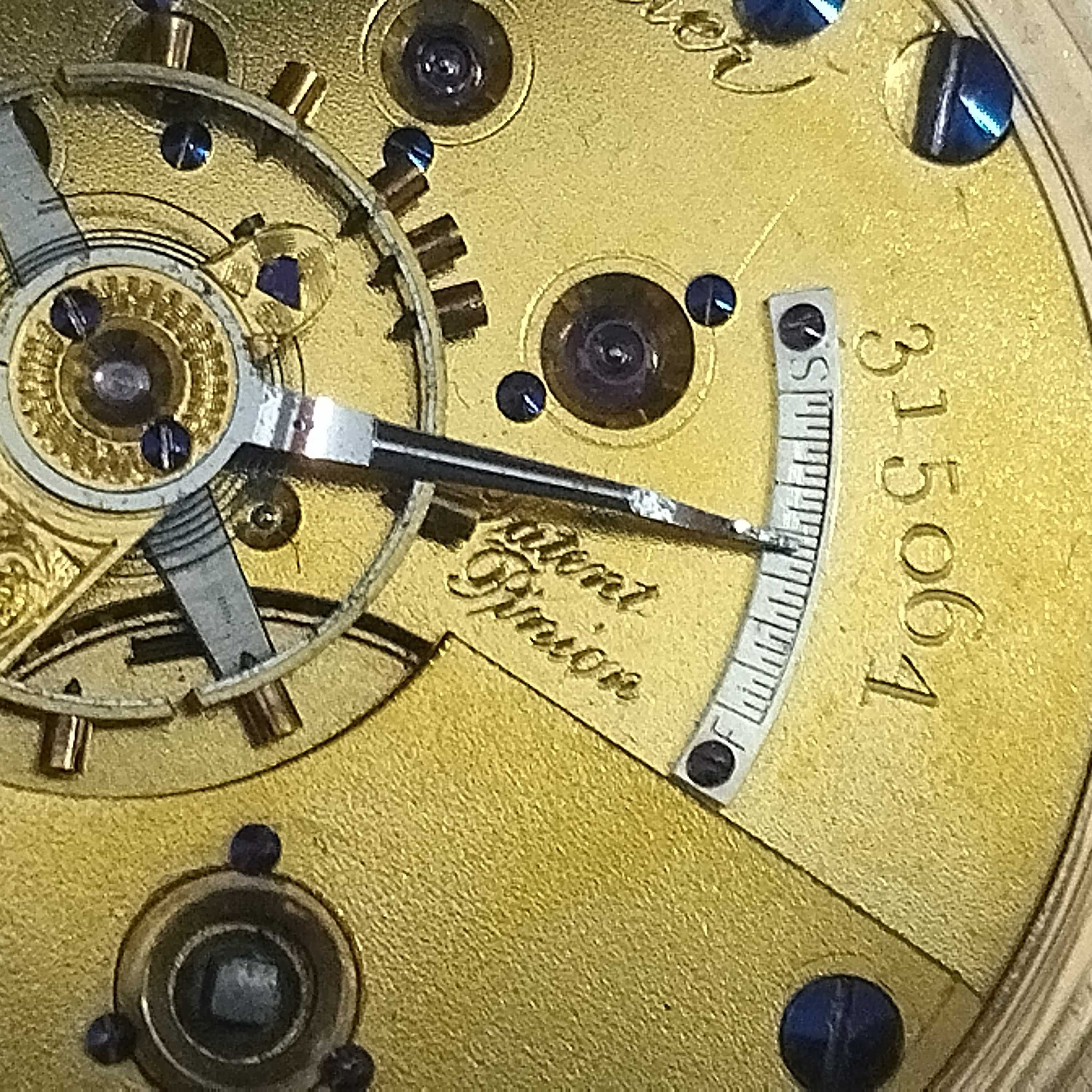 ELGIN джобен часовник, златен 14к, перфектен, рядък