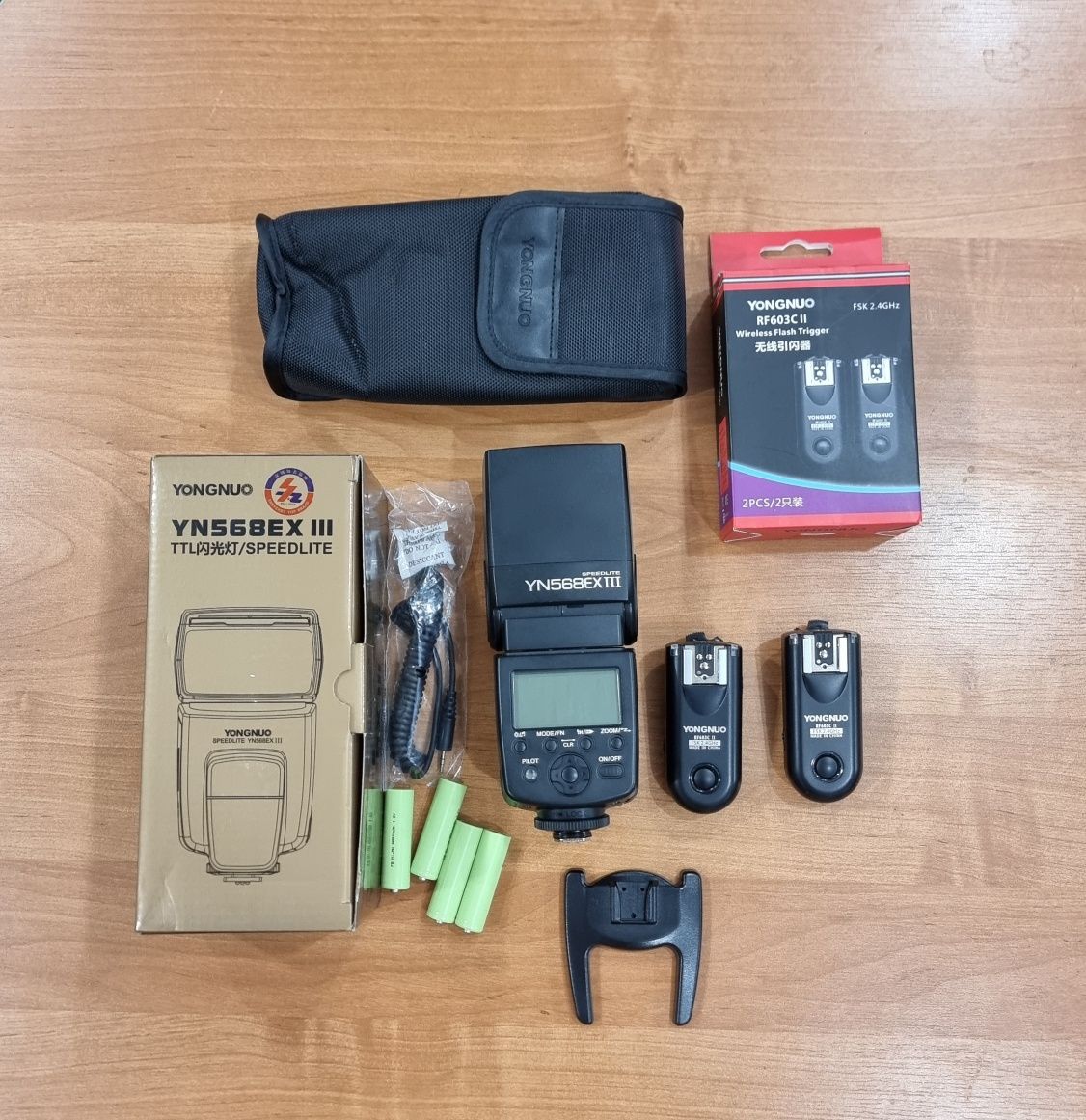 Вспышка YongNuo YN568EX III + RF603C II.