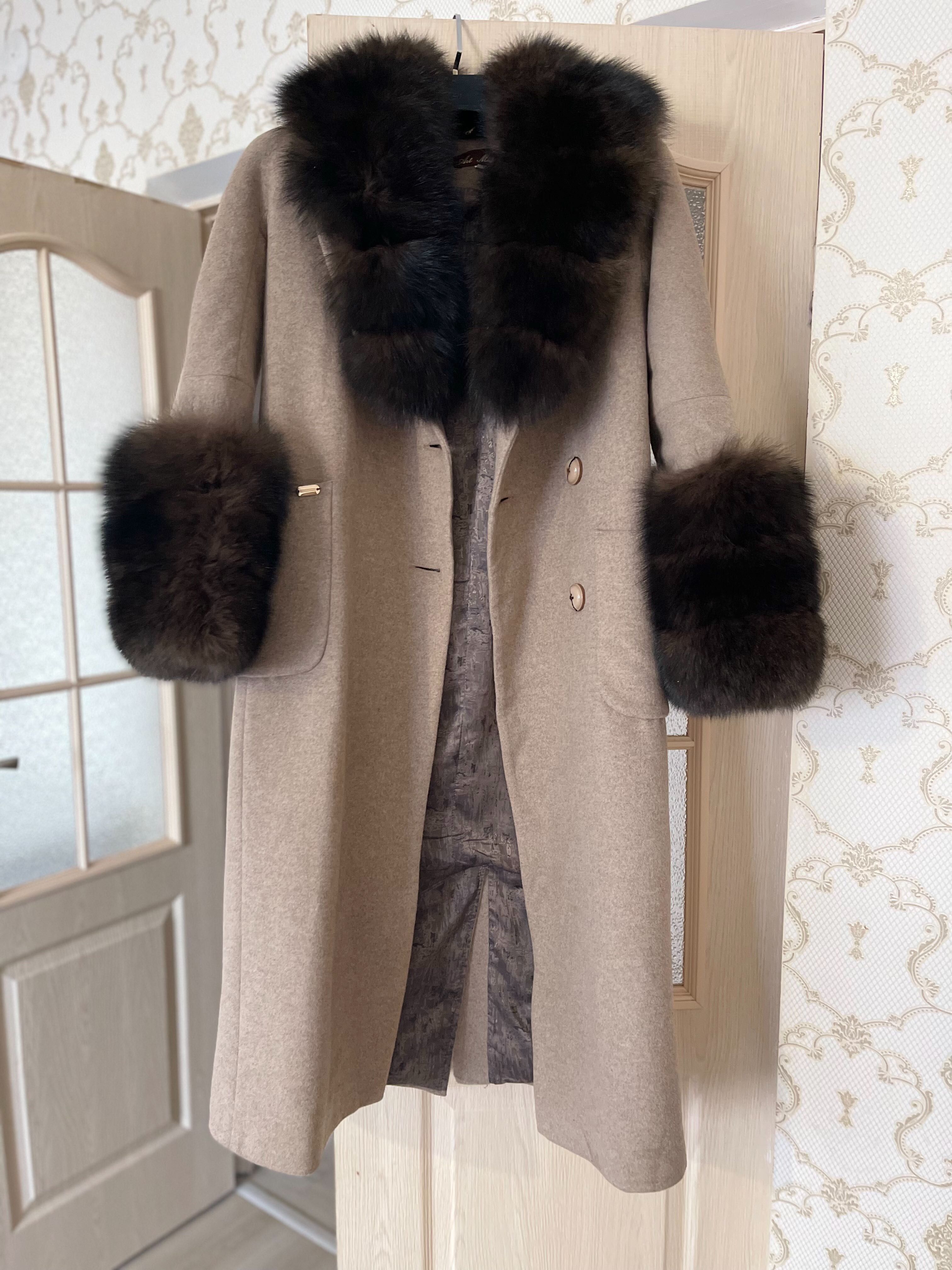 Пальто женское натуралка 44-46 размер