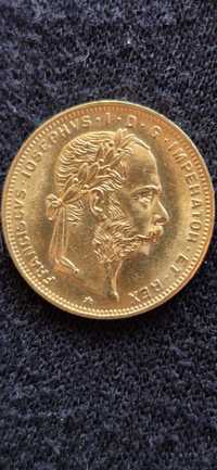Vând o moneda Franz Joseph  Austria de aur 22k
