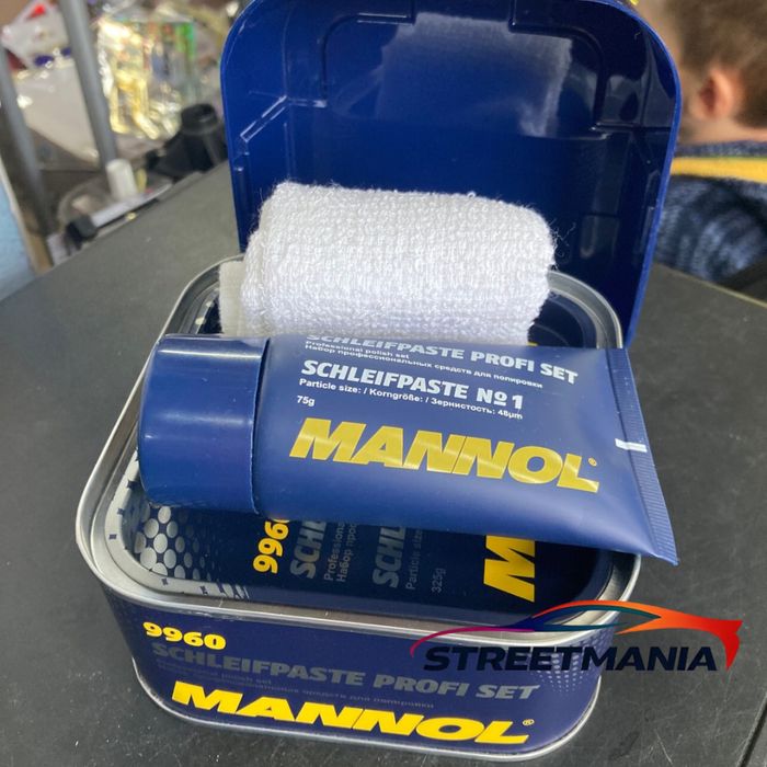 Полир паста Mannol Profi Set за драскотини и възстановяване на боята