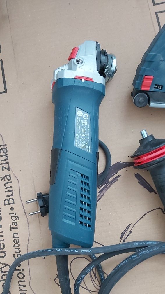 Polizor Bosch gws 13-125 cie + accesoriu aspirare praf gde 115/125 fc-