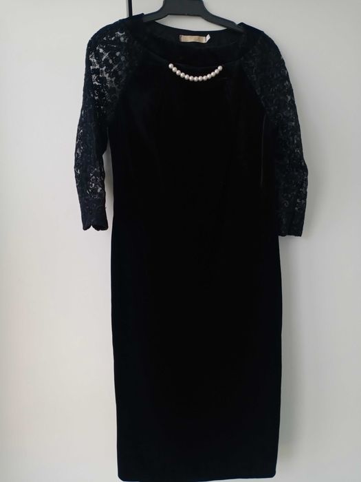 бархатное платье