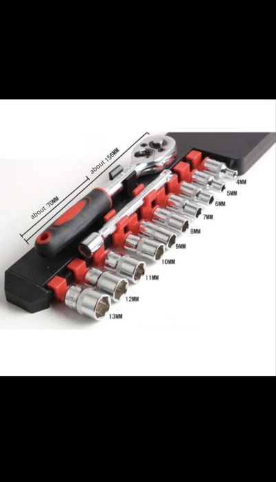 Set de 10 chei tubulare