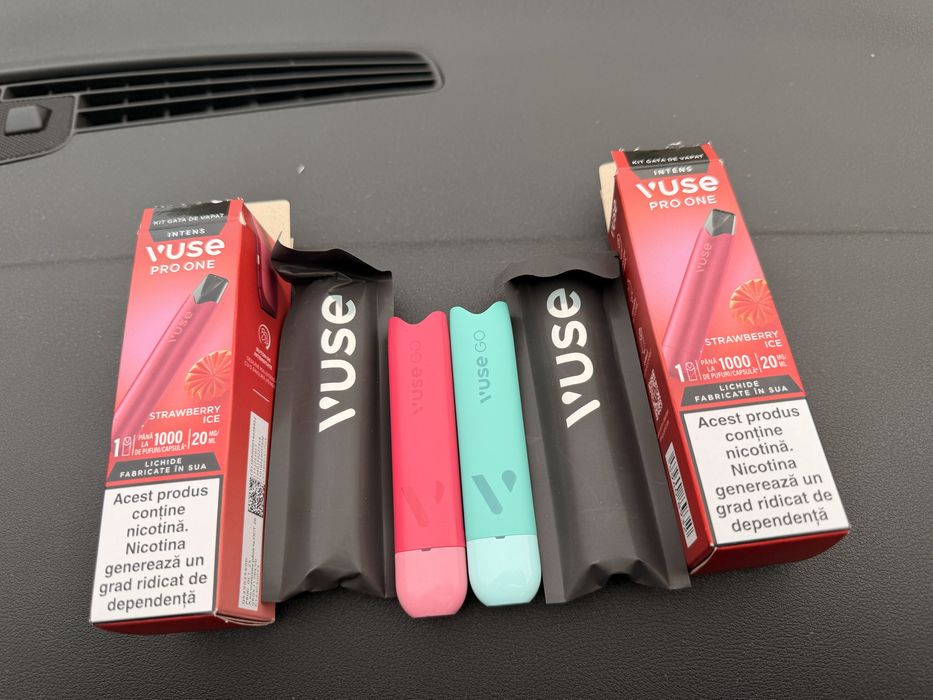 vuse : 2 pro one vuse + incarcator (sigilat) , 2 vuse go. FARA CAPSULĂ