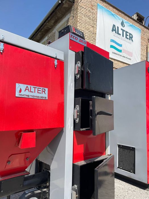 Твёрдотопливные котлы производственные в Узбекистане