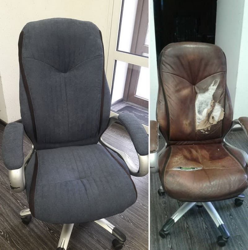 Реставрация офисное кресло