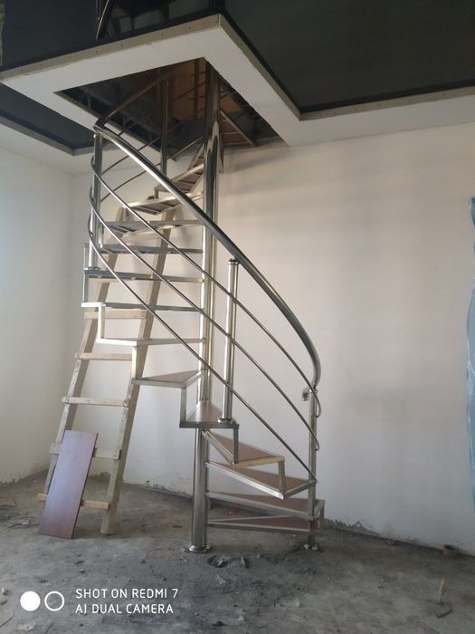 Нержавейка Перила 250000 Стекланный перила