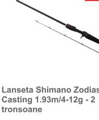 Vand lanseta shimano zodias casting 4-12 g