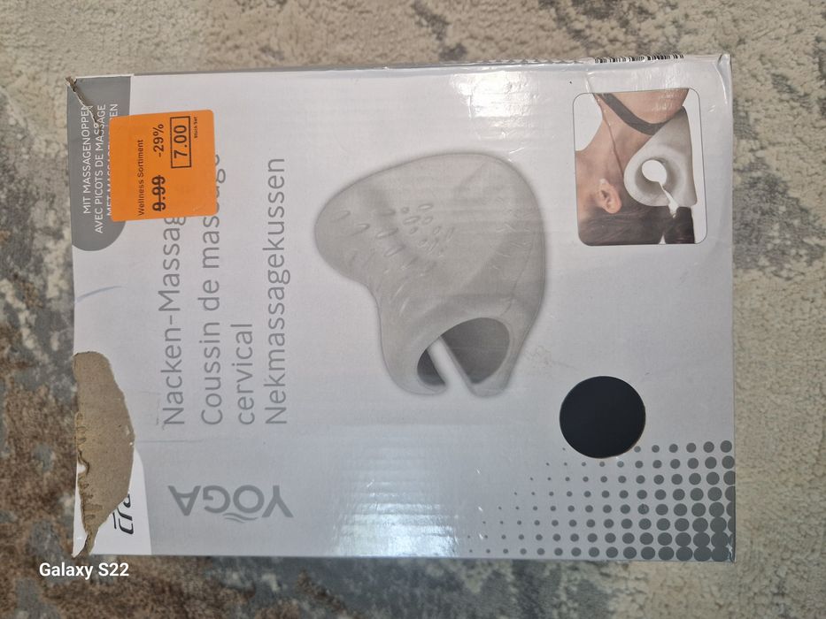 Pernă Masaj Gât YOGA Nacken-Massagekissen - Nouă
