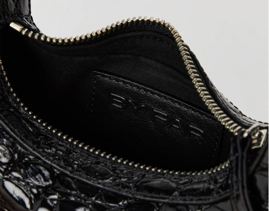 Мини дамска чанта By Far Soho Croc Bag