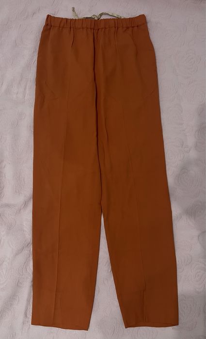 Брюки шелковые DRIES VAN NOTEN