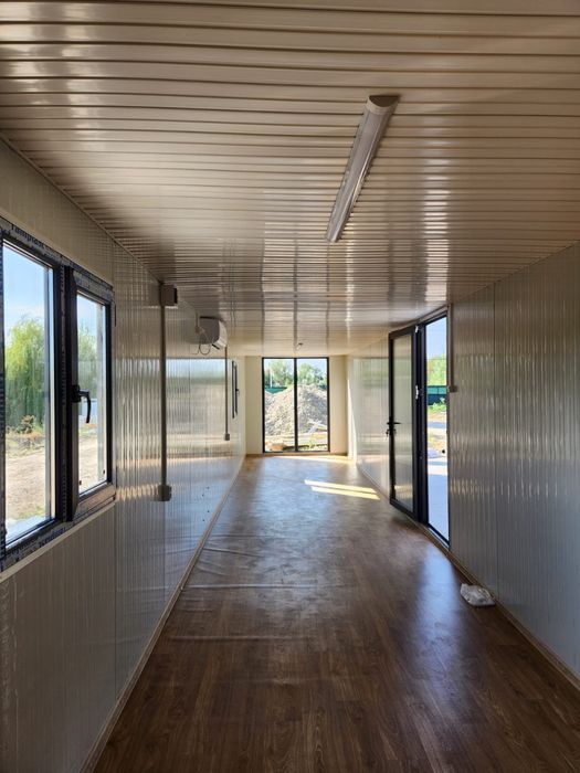 Vand container 12x2,4m cu lambriu