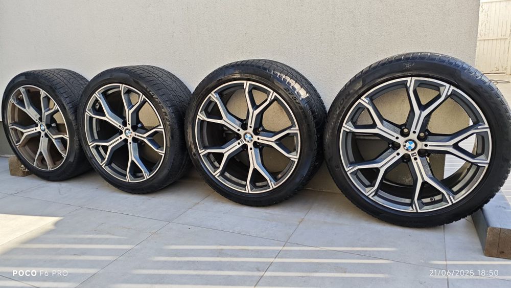 4 Jante BMW + 4 Anvelope P.Scorpion X5/X6/X7 (275/40/R21 & 315/35/R21)