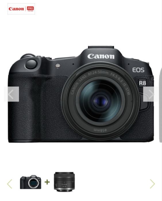 Canon EOS R8 фотоапарат с обектив