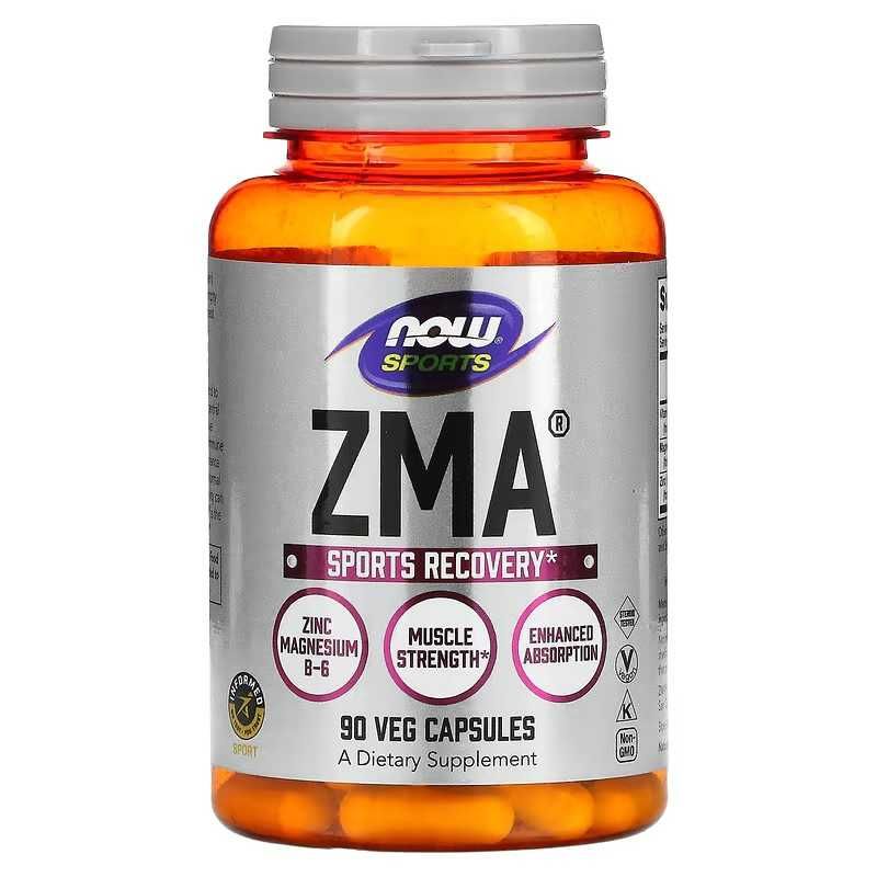 NOW Foods, Sports, ZMA, Sports Recovery 180 и 90 капсул