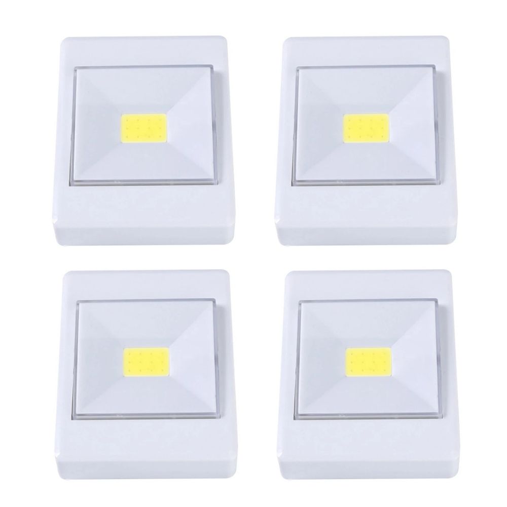 Set 4 lampi led fara fir + CADOU lampa led pentru vasul de toaleta