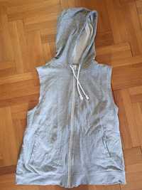 Sleeveless hooded summer jacket/Лятно яке с качулка без ръкави