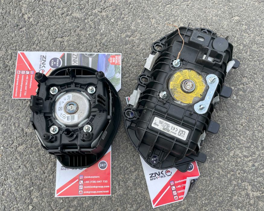 Opel Corsa F - plansa de bord - kit airbag volan - pasager