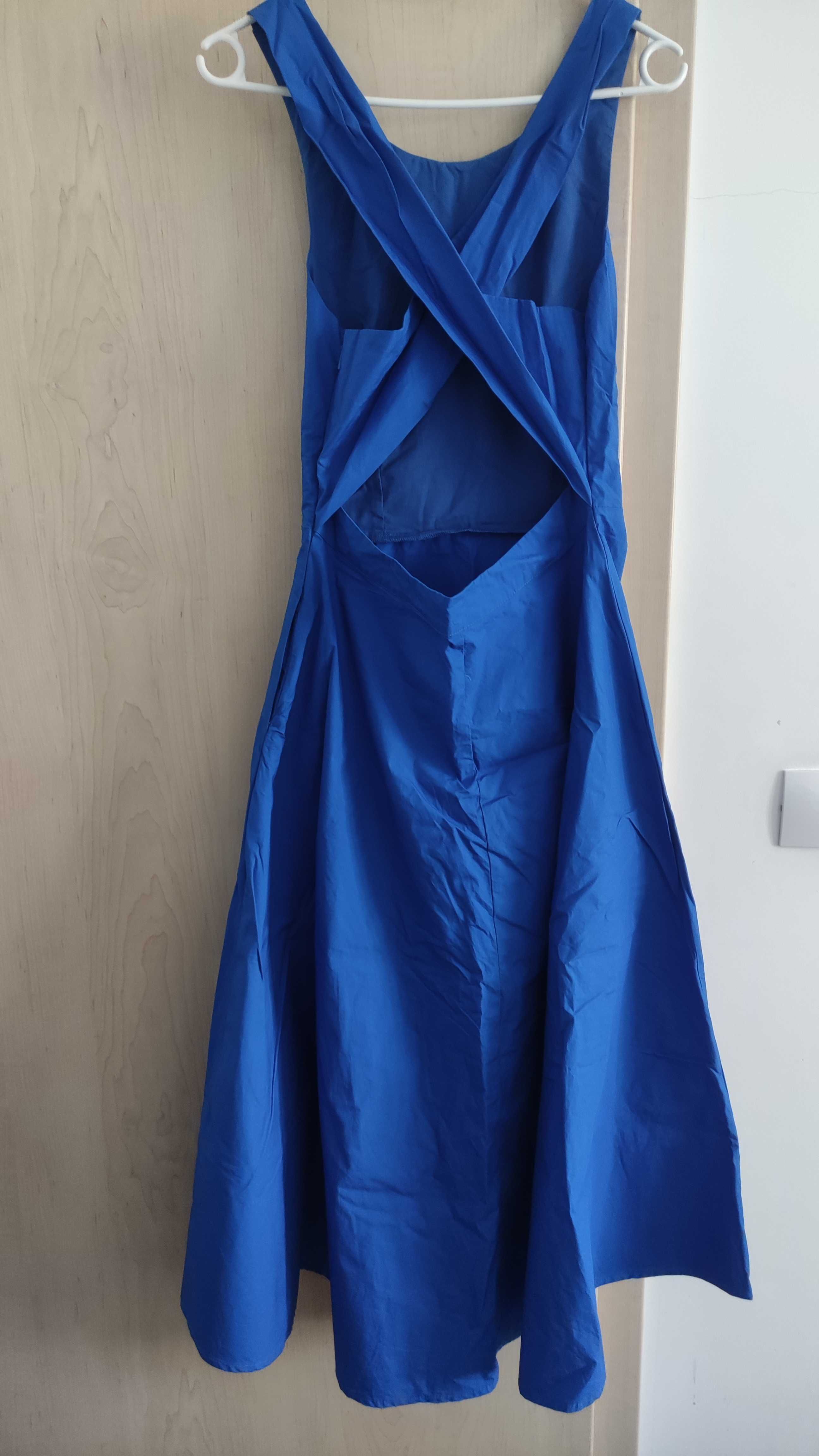 Rochie botez albastra