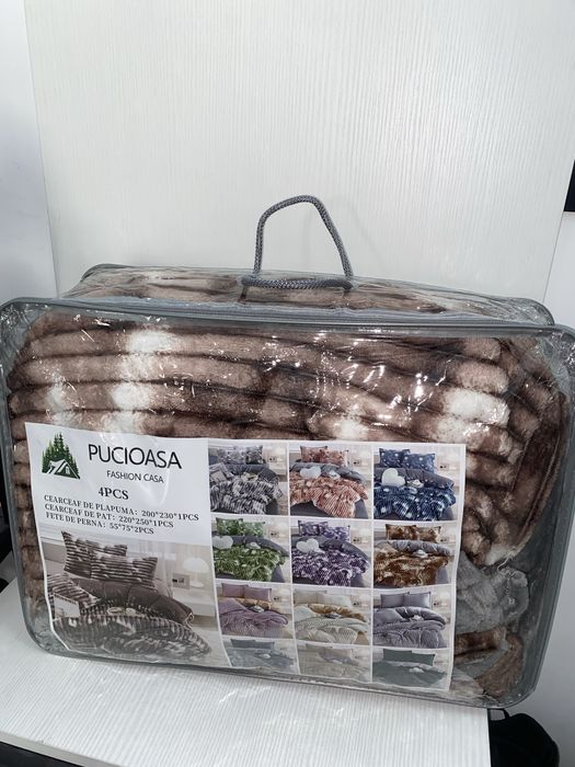 Casa Pucioasa lenjerie pufoasa de pat