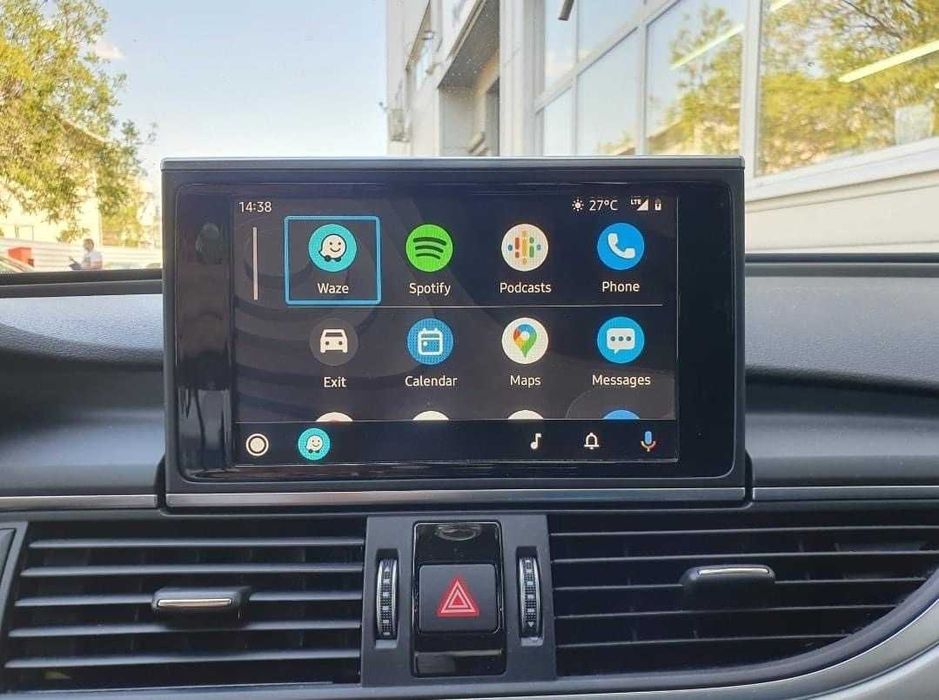 SD card activare Apple CarPlay Android Auto AUDI A6 C7 (2015-2018)