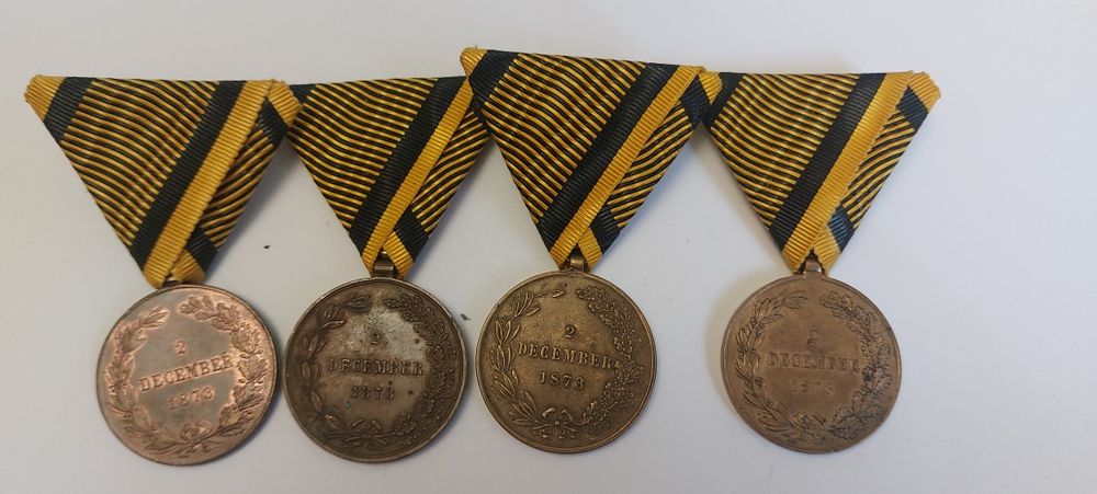 Medalie Austro-Ungaria 2 December 1873 (pretul este pentru 1 buc)