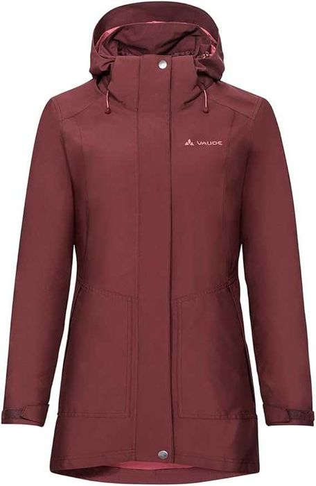 дамско зимно дебело яке от две части, VAUDE, цвят чери, размер 3XL/48