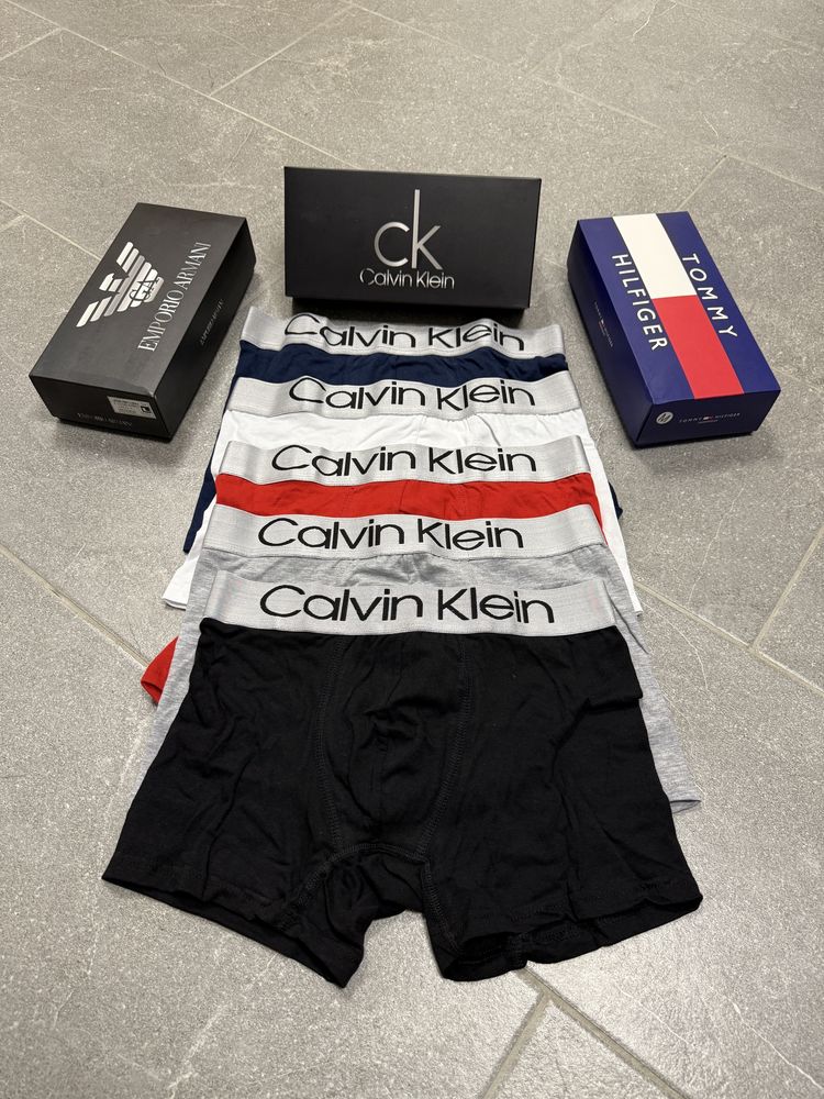 Set 5 boxeri barbati bumbac 95% - Model la alegere -