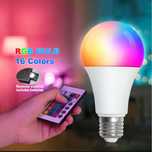 Bec LED RGB E27 16 culori ambiante,reglabile