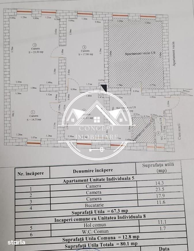Apartament de vanzare in Sibiu, ultra central 96 de mp, 4 camere