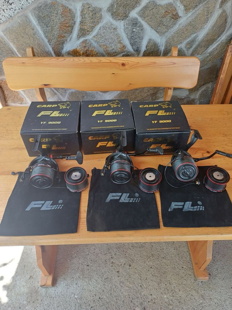 Комплект шаранджийски макари FL YF9000 3 бр