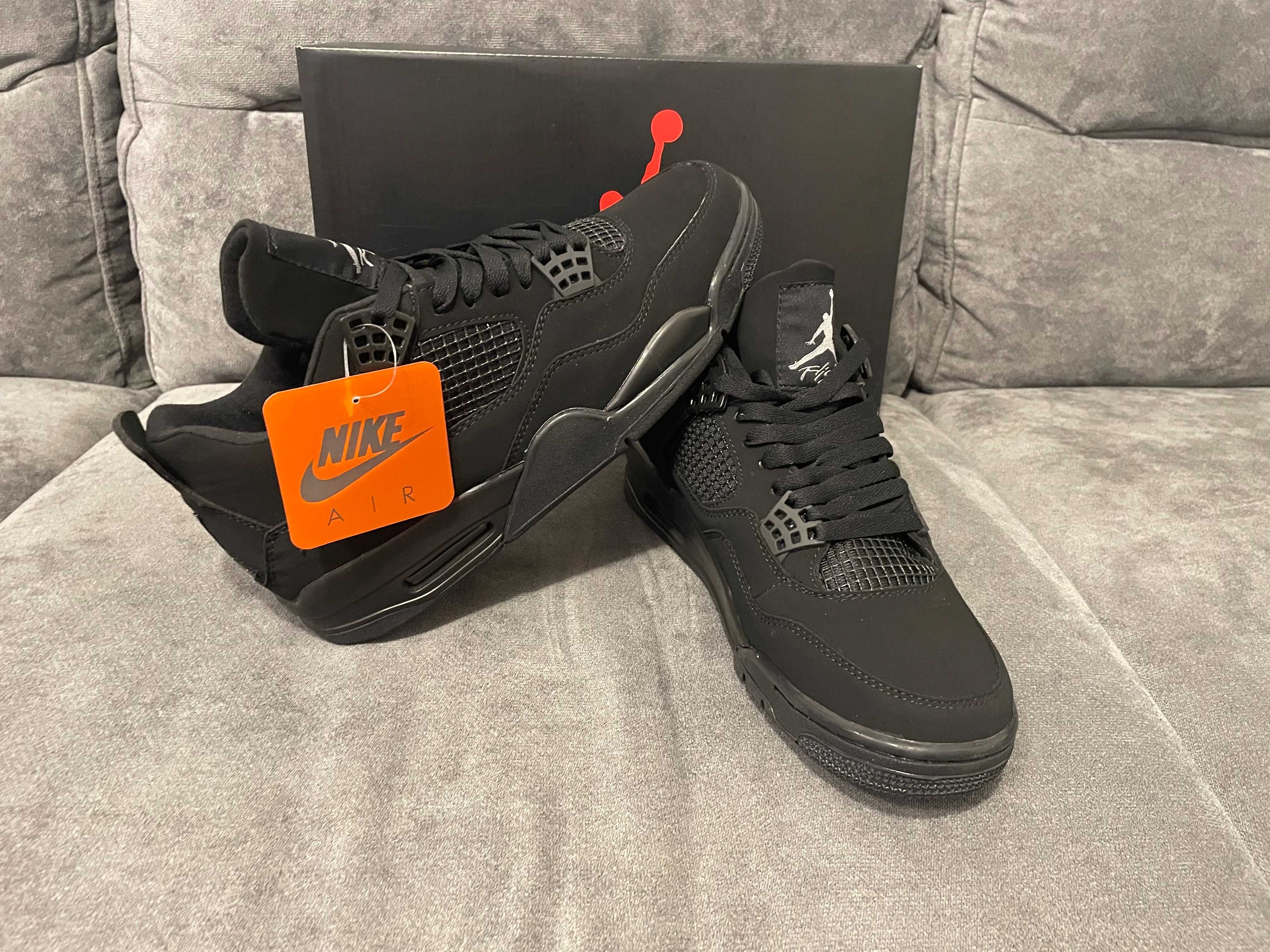NIKE Air Jordan 4 Retro "Black Cat 2020" sneakers nr 37,5 si 39