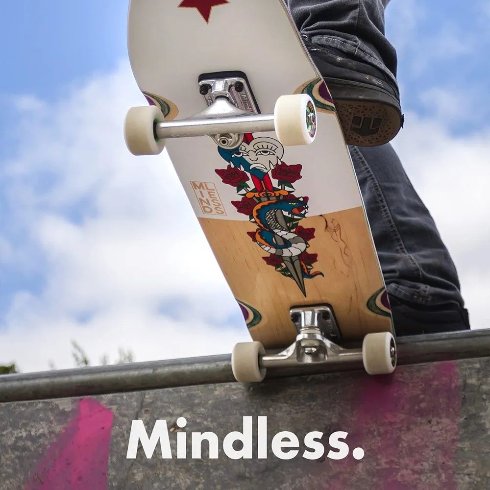 skateboard mindless longboard Cruiser Mindless Flash Snake placa retro