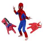 Set costum Spiderman S, 3-5 ani si doua manusi