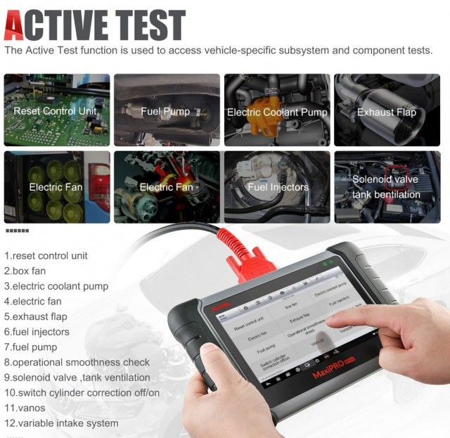 Tester Diagnoza auto Profesional original Autel MaxiPRO MP808K v2025